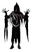 Bad Bear Brand Grim Reaper Deluxe Halloween Costume for Kids Teens Tweens Boys Black