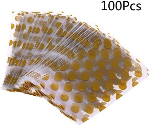 Baking & Pastry Tools - 100pcs Gold Foil Polka Dot Open Cookie Bags Wedding Candy Gift Cake - Baking Pastry Tools Baking Pastry Dress Books Bookmark Polka Vest Women Suit Underwear Girl Station