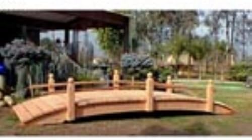 Whitehead Redwood Garden Bridge Size - 12 feet