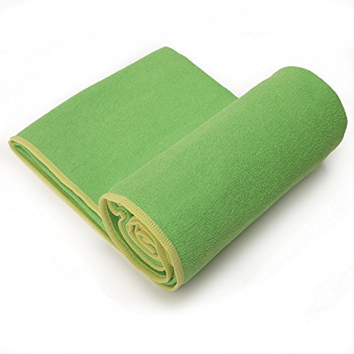 YogaRat Mugzy's Mutt Towel: Textured 100% Microfiber pet Towel absorbs tons of Water and Won't Trap Fur. It's Super-Thin and Light, Making it Easy to Dry Your Doggie After Bath time. 28" x 50"