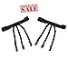 Shirt Stay,Jelinda 2 Piece Mens Elastic Shirt Suspenders Garters Shirt Stays Non-slip Locking Clamps (Style B)