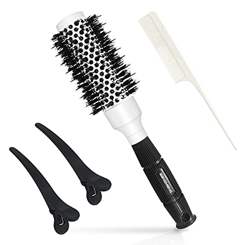 Round Brush For Blow Drying, Nano Tech Thermal Ceramic Ionic, Ball