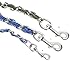 SENYEPETS Dog leash chain - Anti Bite Training Chain Rope Leads for Big Dogs Black L