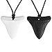 Shark Tooth Sensory Chew Necklace for Kids, Boys and Girls - Designed for Teething, Autism, Biting, Chewing - (2 Pack) - Sensory Teether Pendant