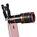 Apexel Cell Phone Camera Lens Kit, 12X Optical Zoom Universal HD Focus Telescope with Universal Clip for iPhone, Samsung Galaxy, HTC, Sony, LG & Most Smartphones