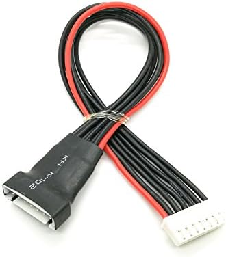 YeahDrone RC Lipo Battery Balance Charger Plug Extension Wire Cable 20cm 200mm 22AWG 6S for RC Helicopter Model (2 pcs)