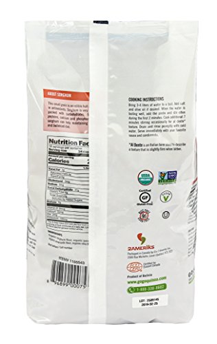 GoGo Quinoa Organic Supergrains Fusilli Pasta, Vegan, Gluten Free Dry Pasta, 35.2 Ounce