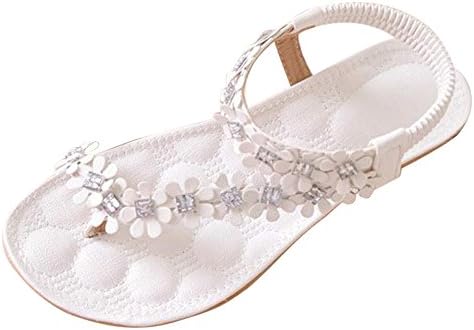 COPPEN Women Sandals Summer Elastic Band Flip Flops Wedges Fashion Bohemia Shoes