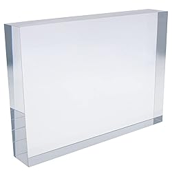 ExcelMark Blank Clear Acrylic Block