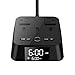 Alarm Clock Charger w/3 USB Ports 2 Outlets & 6ft Power Cord, UL Listed Charging Station Power Strip for Bedside,Home,Hotel,Office(4 Dimmer Brightness,Snooze, ON/OFF Switch,DST Time,Battery Backup)