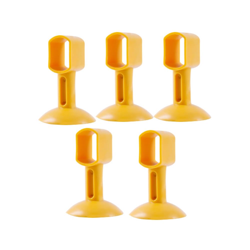 XIZONLIN Silicone Door Stoppers 5Pcs Door Knob Bumper Anti Collision Door Handle Crash Pad Wall Protector for Bedroom Bathroom Kitchen Home