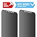 FlexGear Privacy Screen Protector for iPhone X Xs [Full Coverage] Tempered Glass (2-Pack)
