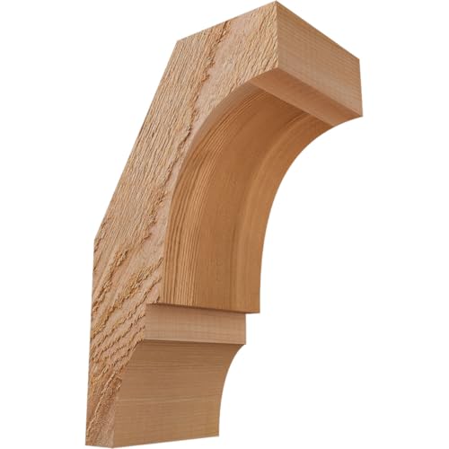 Ekena Millwork BRC04X06X10BOA00RWR 4"W x 6"D x 10"H Balboa Rough Sawn Knee Brac…