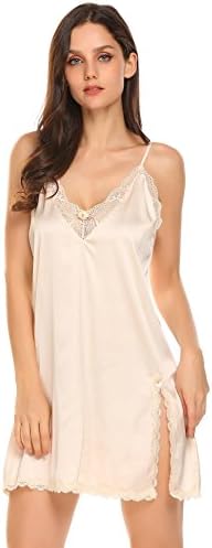 GBoon Women's Short Nightgown Sleeveless Nightware Waltz Gown Plus Size