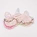 ZTL Cute Animal Eye Mask Soft Plush Sleep Masks for Women Girls Home Sleeping Traveling (Unicorn)
