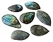 Healing Crystals India Labradorite Irregular Shape Stones, 7 Piece
