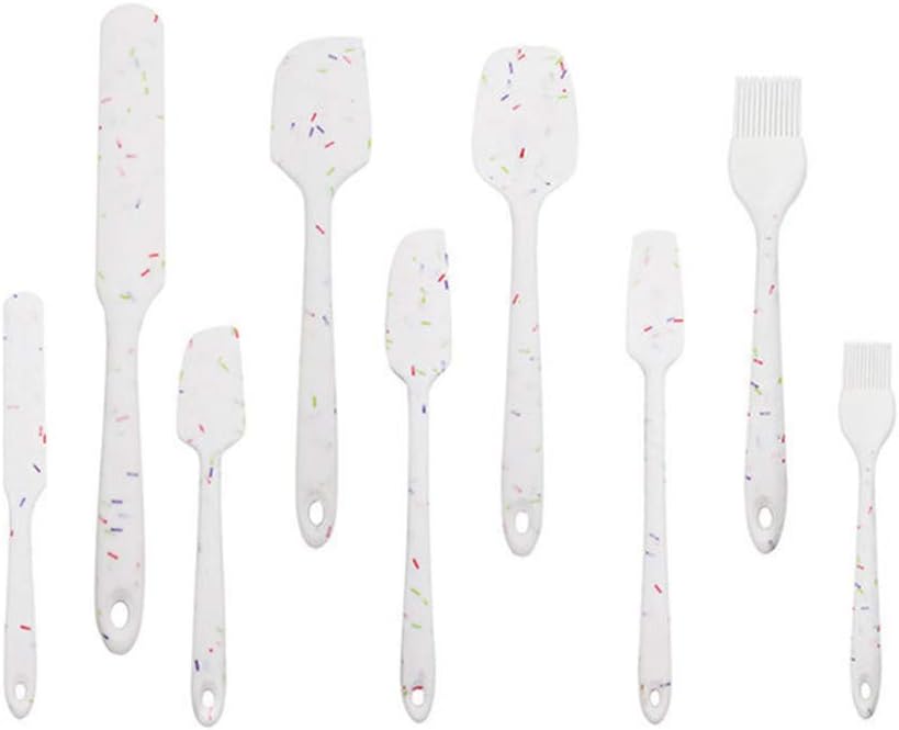 Vaycally Kitchen Cookware, Heat Resistant Silicone Spatula,Spatula Set Non-Stick For Cooking Baking Mixing Kitchen Cooker, Non-Stick Spatula Set, Used For Cooking And Baking Mixing