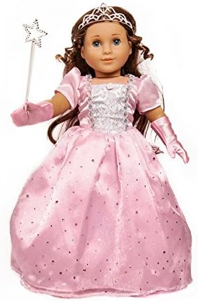 Fairies Galore Sparkle Princess Doll Dress - 5 Piece Set