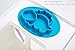Qshare Toddler Plate, Baby Plate for Babies Toddlers and Kids, Portable BPA-Free FDA Approved Strong Suction Plates for Toddlers, Dishwasher and Microwave Safe Silicone Placemat 11x8x1 inch