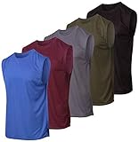 Men's Mesh Tank Top Quick Dry Fit Dri-Fit Jersey
