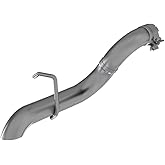MBRP S5527409 T409 Stainless Center Section Straight Pipe &mdash; Post-Catalyst