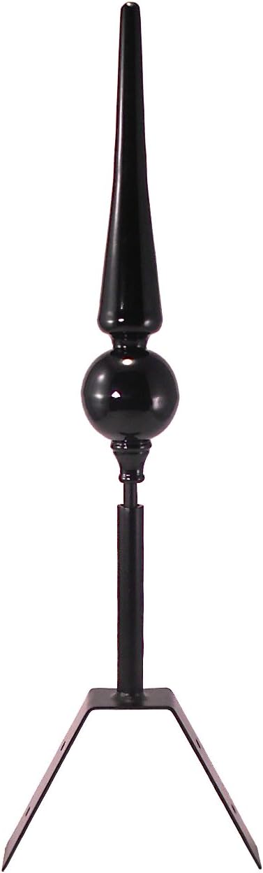 Dalvento Mini Roman Finial- Black Gloss