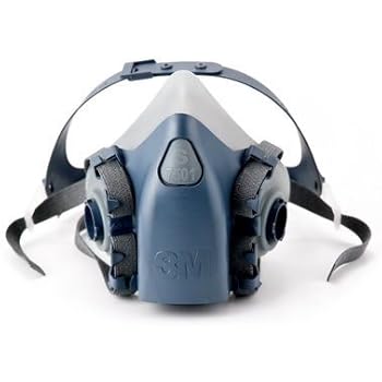 3M 50051131370819 Half Face Piece Respirators 7500 Series, Reusable