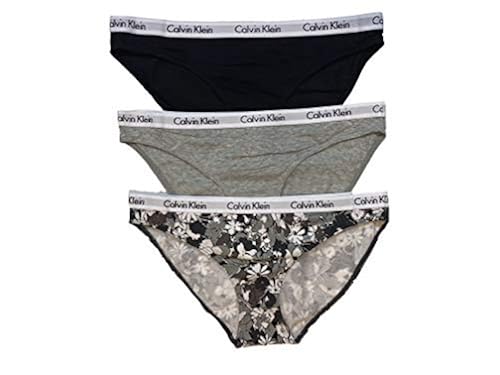 Calvin Klein Women`s Carousel Cotton Bikini Panty Pack (Black