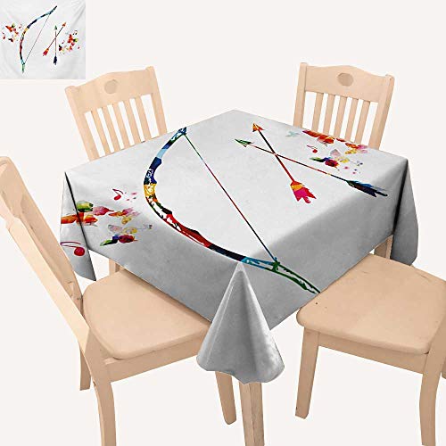 Angoueleven Modern Christmas Tablecloth Abstract Unusual Bow and Arrow
with Butterflies Music Notes Floral Design Print Square Tablecloth
Multicolor W 54" x L 54" Angoueleven Modern Christmas Tablecloth Abstract Unusual Bow and Arrow
with Butterflies Music Notes Floral Design Print Square Tablecloth
Multicolor W 54" x L 54"