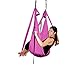 AGPTEK Deluxe Aerial Yoga Inversion Sling Hammock for Aerial Yoga, Flying Antigravity-Pink