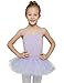 Girls' Flutter Sleeve Skirted Leotard