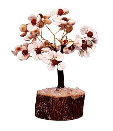 ASTRODIDI Gomti Chakra Tree with Rudraksha Beads (Multi)