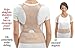 Medical-Grade Adjustable Magnetic Posture Support Back Brace - Relieves Neck, Back and Spine Pain - Improves Posture (Small) (Tan)