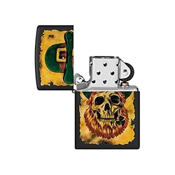 Zippo Hidden Skull Design High Polish Purple Pocket