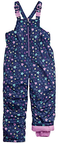 Wippette Little Girls' 2-Piece Heavyweight Snowsuit with Puffer Jacket and Snow Bib Pants, Size 5/6, Purple'