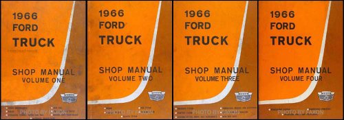 1966 Ford Truck Repair Shop Manual Original 4 Volume Set