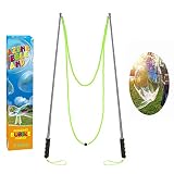 Bubble Wand,Stainless Steel Giant Bubble Wand Outdoor Toy for Kids Telescopic Design, Bubble Toys for Birthday Party, Bubble Party Favors-Works Best Bubbleventi Bubble Mix