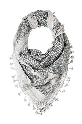 Hirbawi Premium Arabic Scarf 100% Cotton Shemagh Keffiyeh 47