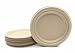 [500 COUNT]Harvest Pack 7-inch Compostable Small Paper Plates, Round Disposable Heavy-Duty Dessert Plates, Natural Bagasse Biodegradable Small Plate, Made From Eco-Friendly Sugarcane Plant Fibers