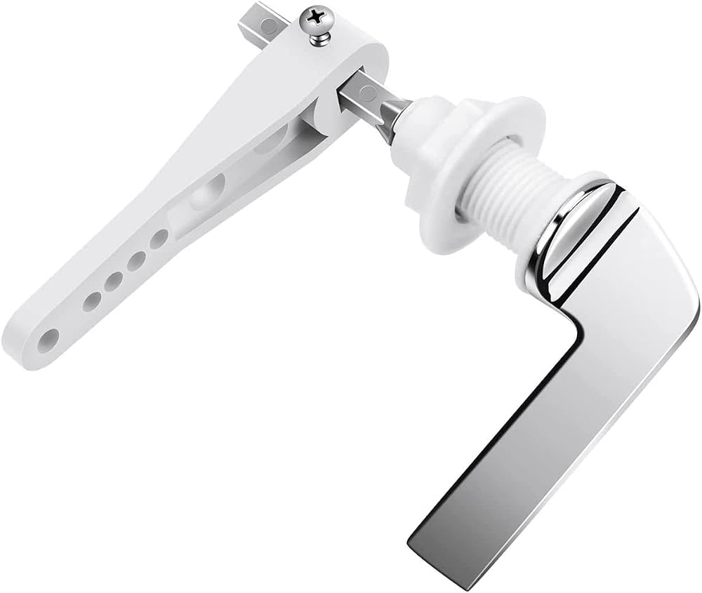 CAEEKER Alloy Toilet Cistern Lever Flush Handle Victorian Chrome Universal