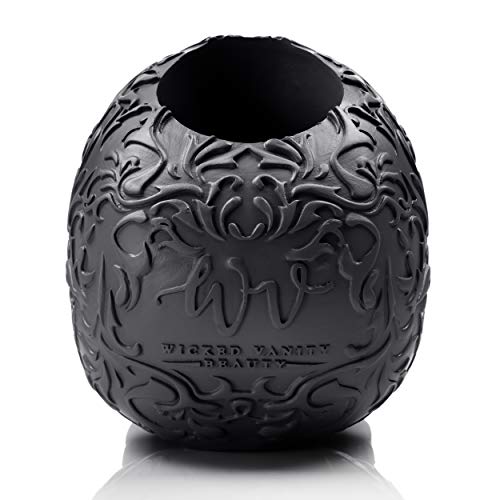 Wicked Vanity Beauty Skull Makeup Brush Holder, Pen Holder, Vanity, Desk, Office Organizer