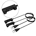 KingAcc Compatible with Fitbit Flex 2 Charger, Replacement USB Charging Cable Cord Charger Cradle Dock Adapter for Fitbit Flex 2, Fitness Tracker Wristband Smart Watch (3Foot/1meter, 2-Pack)