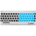 Kuzy Older Version Keyboard Cover Compatible with MacBook Pro 13 15 17 inch Release 2010-2015 and MacBook Air 13.3 inch Release 2010-2017 Silicone Skin Protector, Aqua Blue