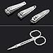 Newcomdigi Manicure Pedicure Kit 10 set Stainless Steel With Grooming Case