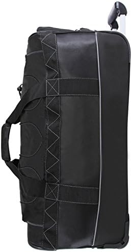 Perry Ellis Men's Extra Large 35" Rolling Duffel Bag-A335, Black/Grey, One Size 11 Perry Ellis Men's Extra Large 35" Rolling Duffel Bag-A335, Black/Grey, One Size
