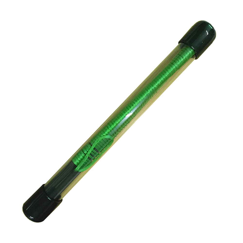 ANCLLO 9.4 inch (Rod) Golf Ball Flexible Tees 9.8 ft (String) Solid Fibreglass Rod Black (Rod) + Green (Rope),Suitable for New Beginners