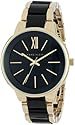Anne Klein Women's AK/1412BKGB Gold-Tone and Black Dress Watch