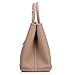 Ainifeel Women's Genuine Leather Top Handle Handbag Shopping Bag Tote Bag (Taupe)