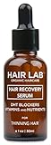 Hair Lab Hair Growth Serum for Regrowth and Thickening for Thinning Hair. Organic Ingredients. Packed with DHT Blockers Including Caffeine and Biotin. (1 Ounce) - NEW IMPROVED FORMULA!