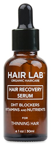 Hair Lab Hair Growth Serum for Regrowth and Thickening for Thinning Hair. Organic Ingredients. Packed with DHT Blockers Including Caffeine and Biotin. (1 Ounce) - NEW IMPROVED FORMULA!